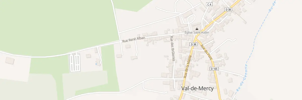 Plan du 20 Rue René Alban à Val-de-Mercy
