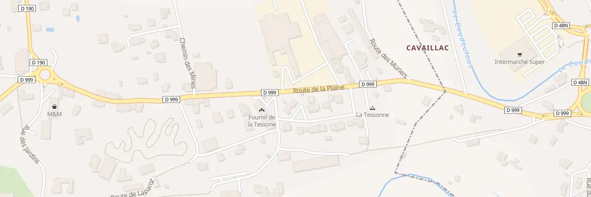 Plan du 5421 Plaine de Cavaillac à Molières-Cavaillac