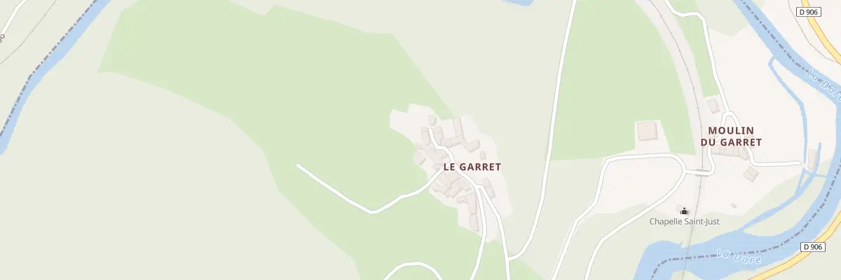 Plan du 5259 Le Garret à Tours-sur-Meymont