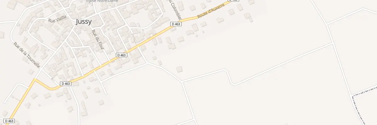 Plan du 5002 Rue des Fossés à Jussy