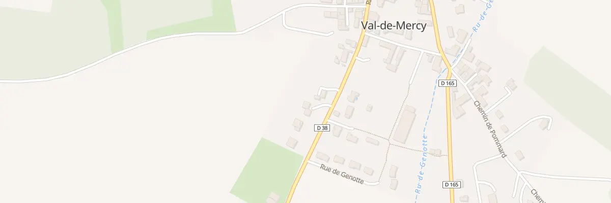Plan du 9 Rte de Charentenay à Val-de-Mercy