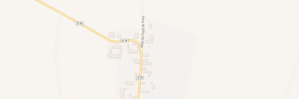 Plan du 4 All du Fond de Pouy à Bagneaux