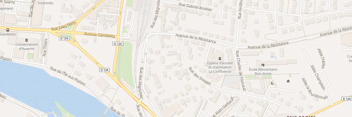 Plan du 6 Rue des Images à Auxerre
