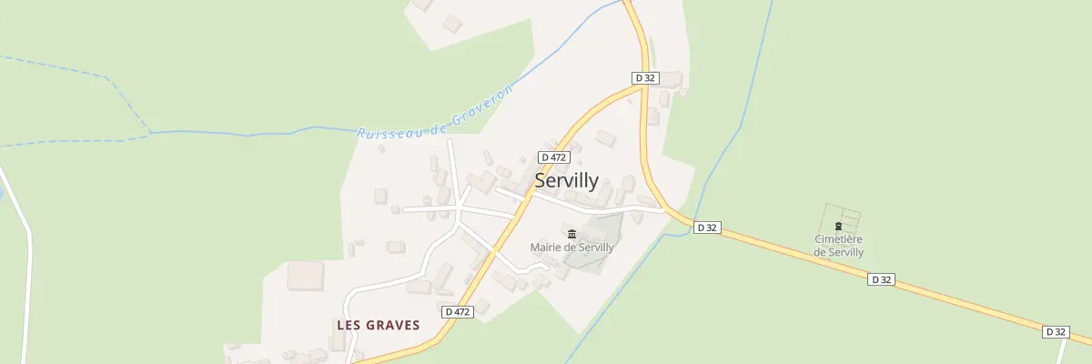 Plan du 5025A Le Bourg à Servilly