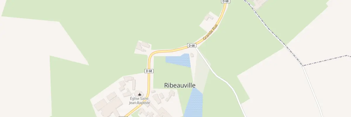 Plan du 1 Gr Grande Rue à Ribeauville