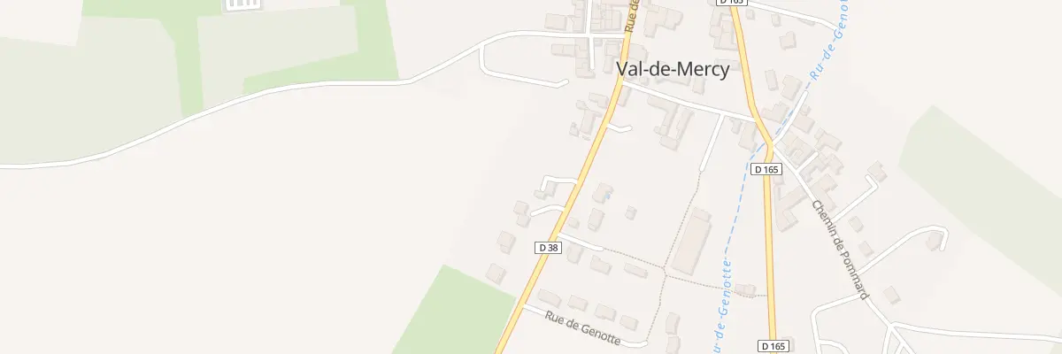 Plan du 7 Rte de Charentenay à Val-de-Mercy
