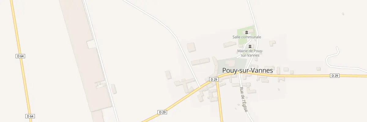 Plan du 9 Rue de la Chevalerie à Pouy-sur-Vannes