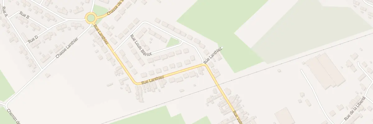 Plan du 16 Rue Lanthiez à Onnaing