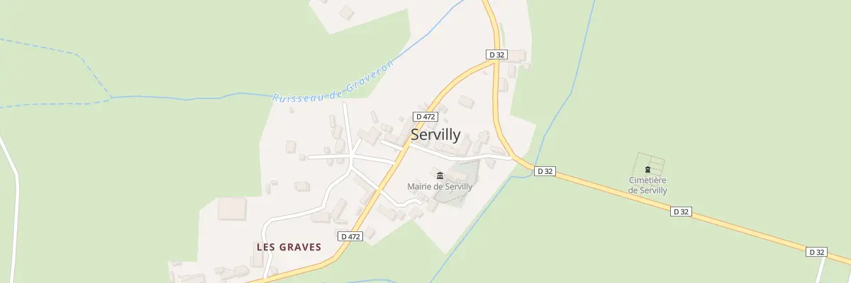 Plan du 5025 Le Bourg à Servilly