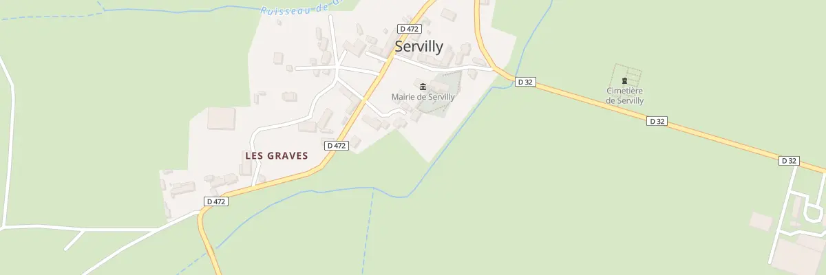 Plan du 5014 Le Bourg à Servilly