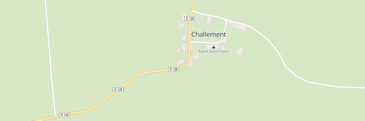 Plan du 65 Le Bourg à Challement