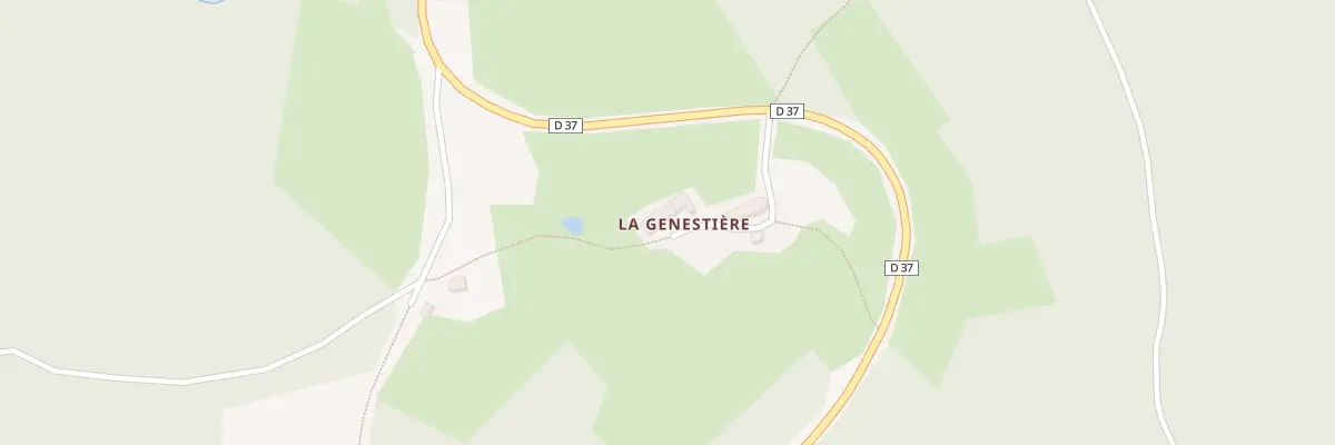 Plan du 5265B La Genestiere à Vertolaye