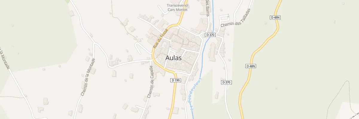 Plan du 5340 Le Village à Aulas