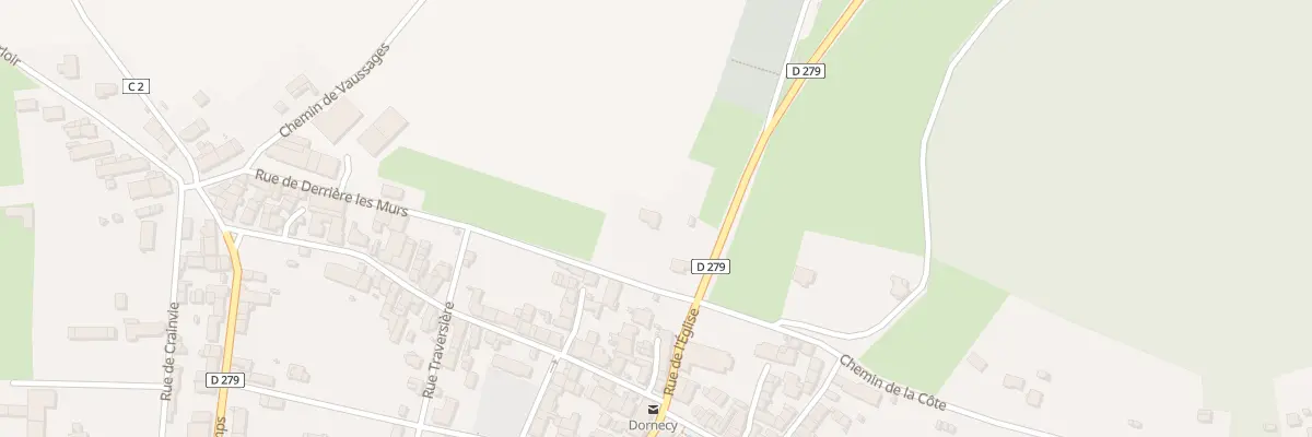 Plan du 9 Rue Derrière les Murs à Dornecy
