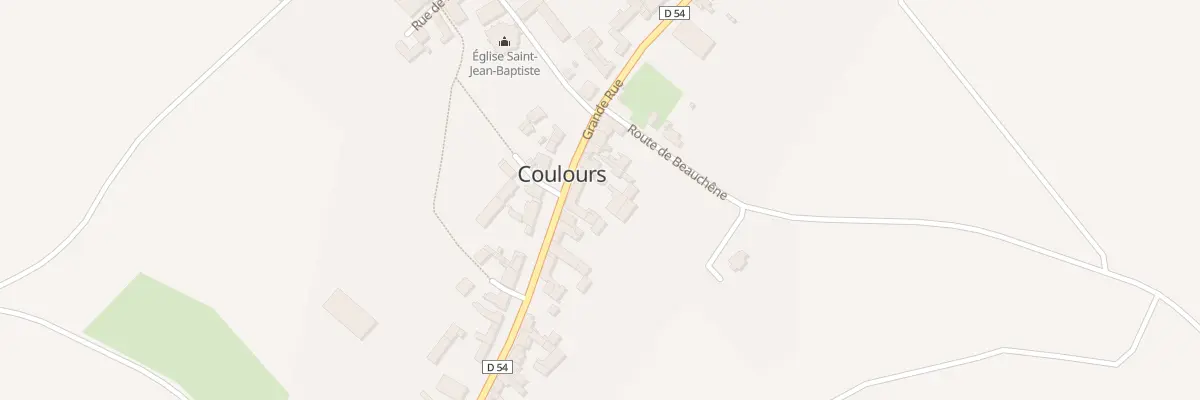 Plan du 34 Gr Grande Rue à Coulours