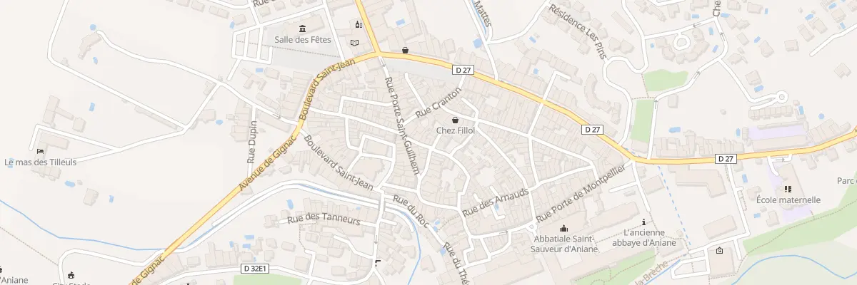 Plan du 7 Rue de la Tour à Aniane