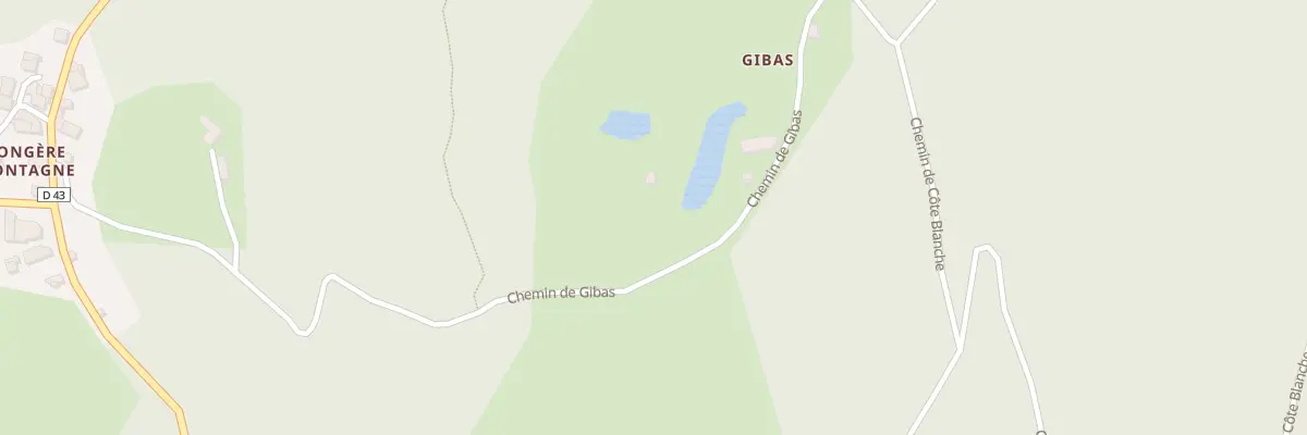 Plan du 5592 Gibas à Châteldon