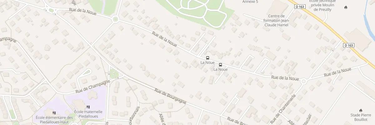Plan du 66B Rue de la Noue à Auxerre