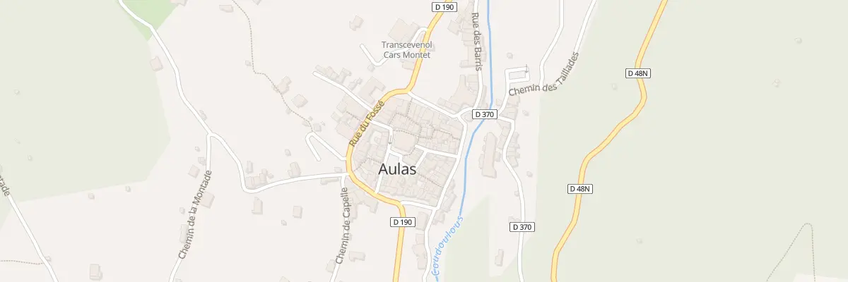 Plan du 5111 Rue de l’Eglise à Aulas