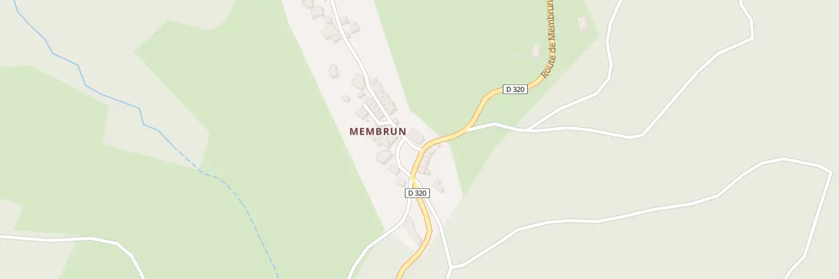 Plan du 9 Rte de Membrun à Thiers
