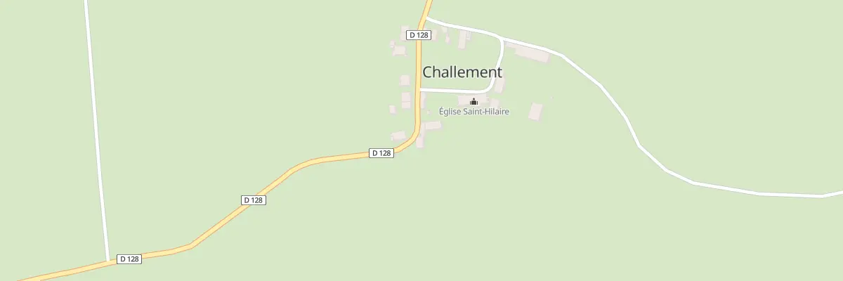 Plan du 59 Le Bourg à Challement