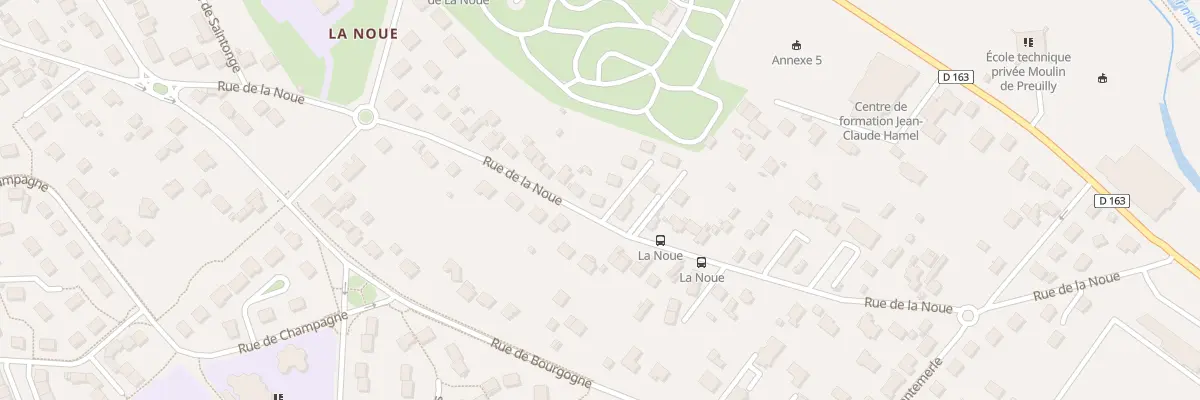 Plan du 71 Rue de la Noue à Auxerre