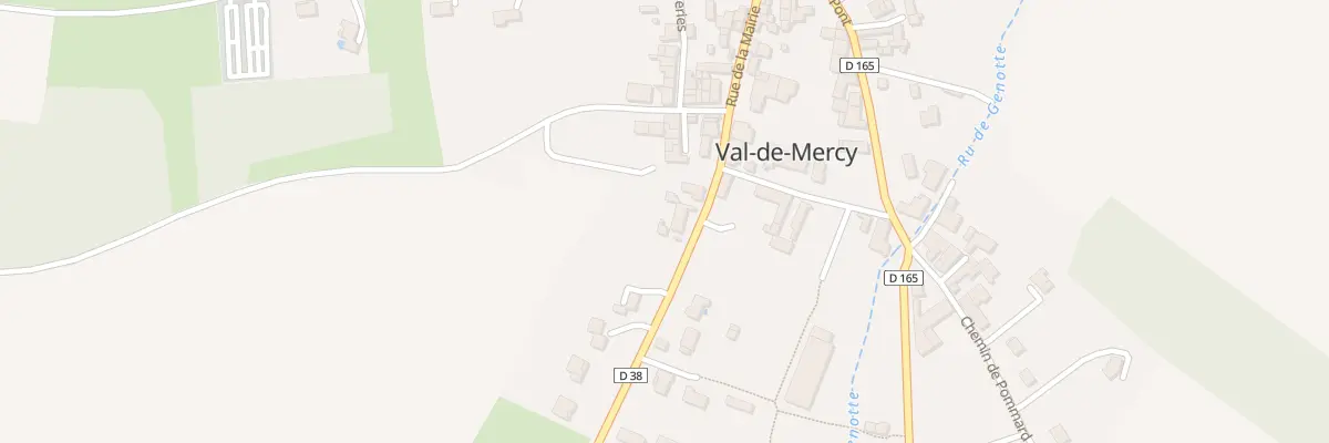 Plan du 3 Rte de Charentenay à Val-de-Mercy