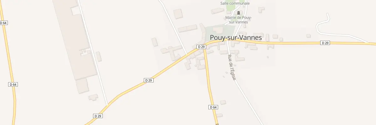 Plan du 12 Rue de la Chevalerie à Pouy-sur-Vannes