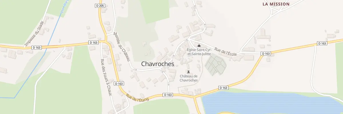 Plan du 6 Mte du Chateau à Chavroches