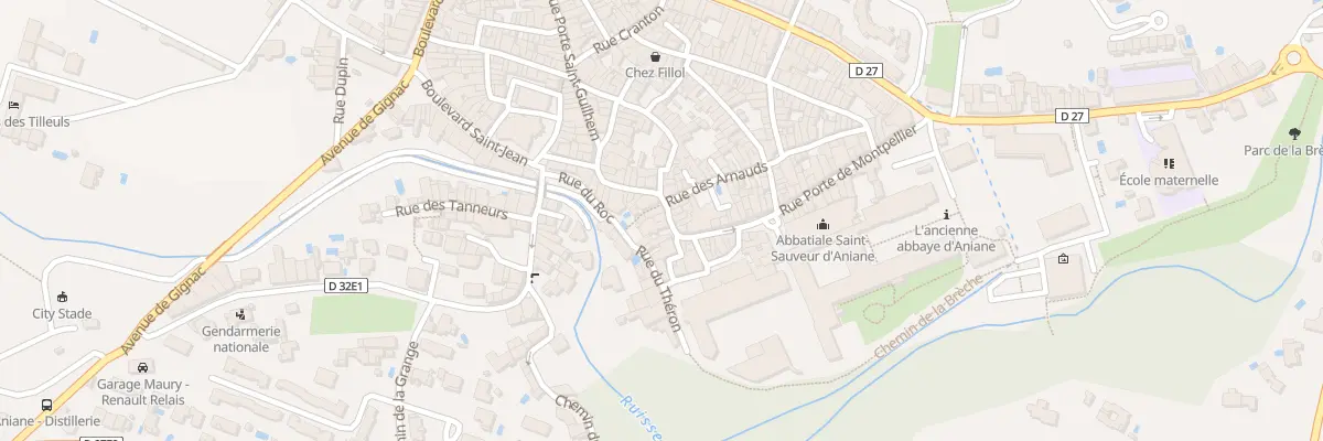 Plan du 5377 Rue du mazel à Aniane