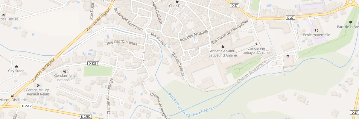 Plan du 36 Rue du mazel à Aniane
