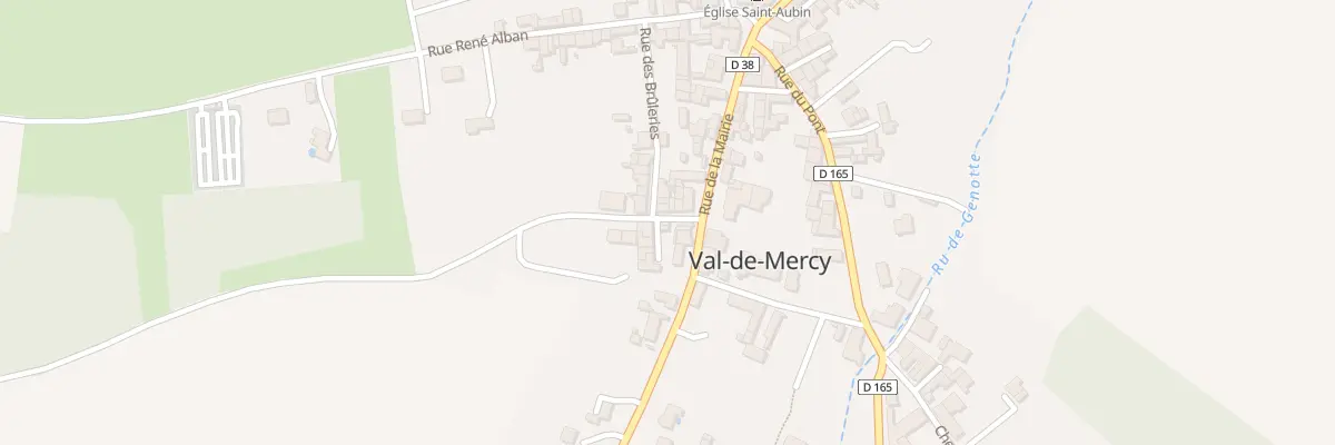 Plan du 9001 Rue du Réservoir à Val-de-Mercy