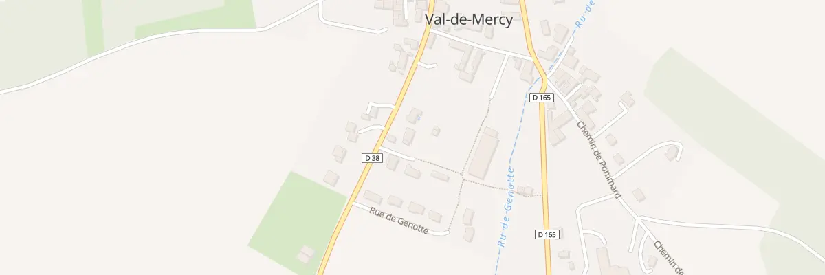 Plan du 8 Rte de Charentenay à Val-de-Mercy