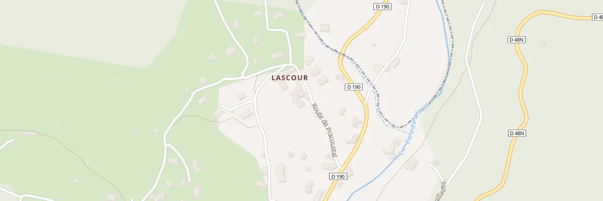 Plan du 5246 Lascour à Aulas