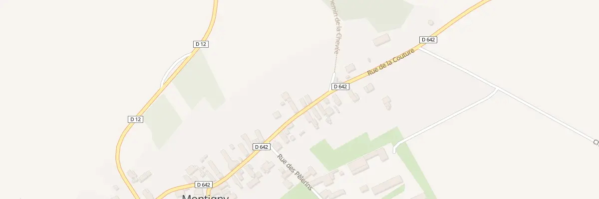 Plan du 38 Rue de la Couture à Montigny-sur-Crécy