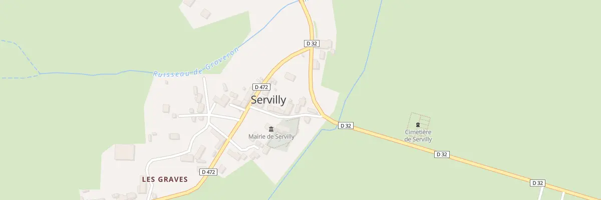 Plan du 5019 Le Bourg à Servilly