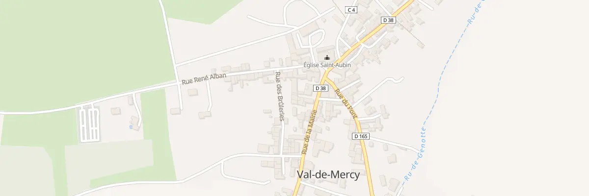 Plan du 3 Rue de la Mairie à Val-de-Mercy