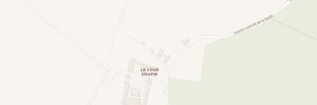 Plan du 3 La Cour Soupir à Soupir