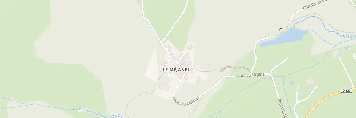 Plan du 5419 Hameau du Mejanel à Pégairolles-de-Buèges
