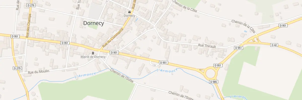 Plan du 4B Rue des Fontaines à Dornecy