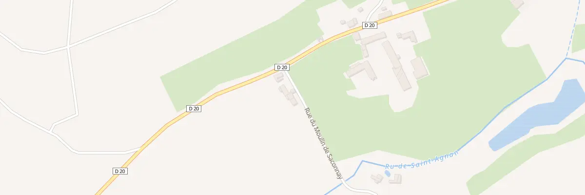 Plan du 3 Rue du Moulin de Saconnay à Vallées en Champagne