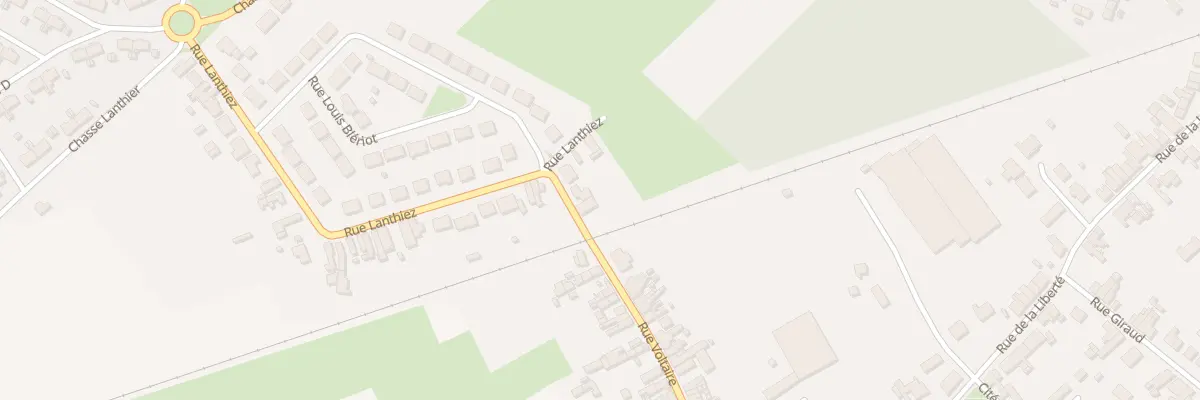 Plan du 2 Rue Lanthiez à Onnaing