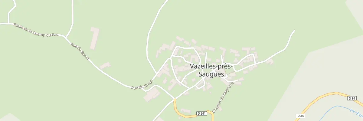 Plan du 5009A Le Bourg - Vazeilles à Esplantas-Vazeilles