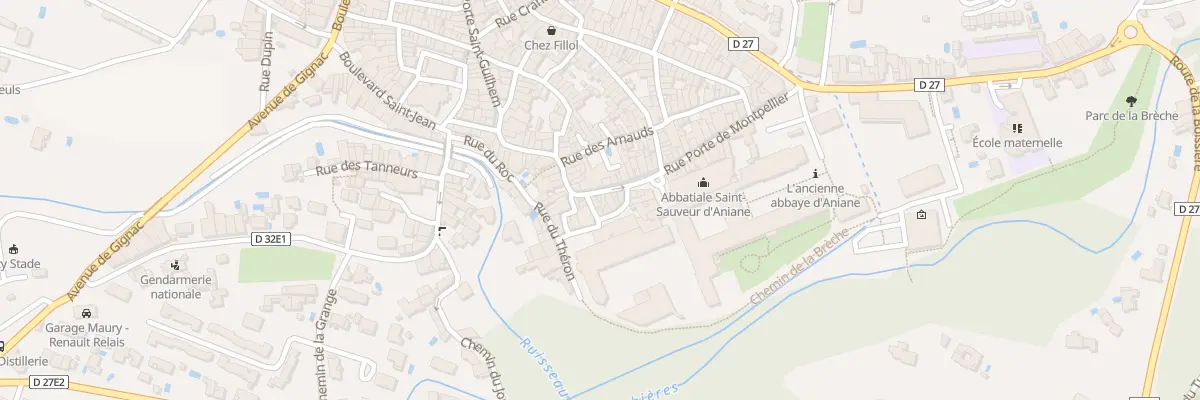 Plan du 52 Rue du mazel à Aniane