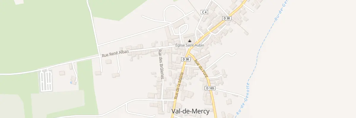 Plan du 3 Pl de l’Eglise à Val-de-Mercy