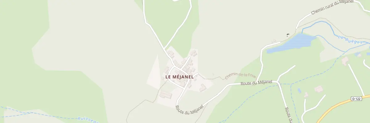 Plan du 5428 Hameau du Mejanel à Pégairolles-de-Buèges