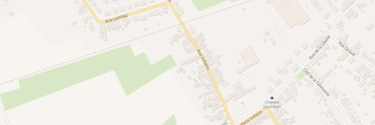 Plan du 101 Rue Voltaire à Onnaing