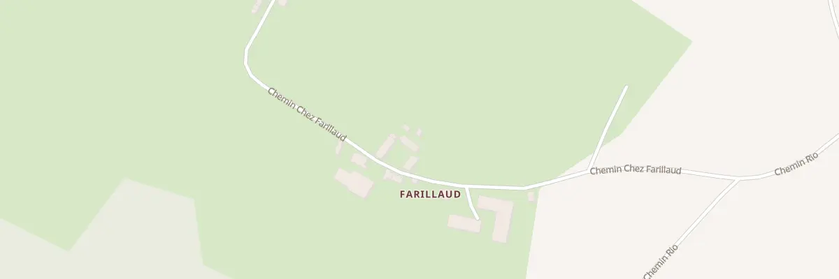 Plan du 14 Che Chez Farillaud à Arronnes