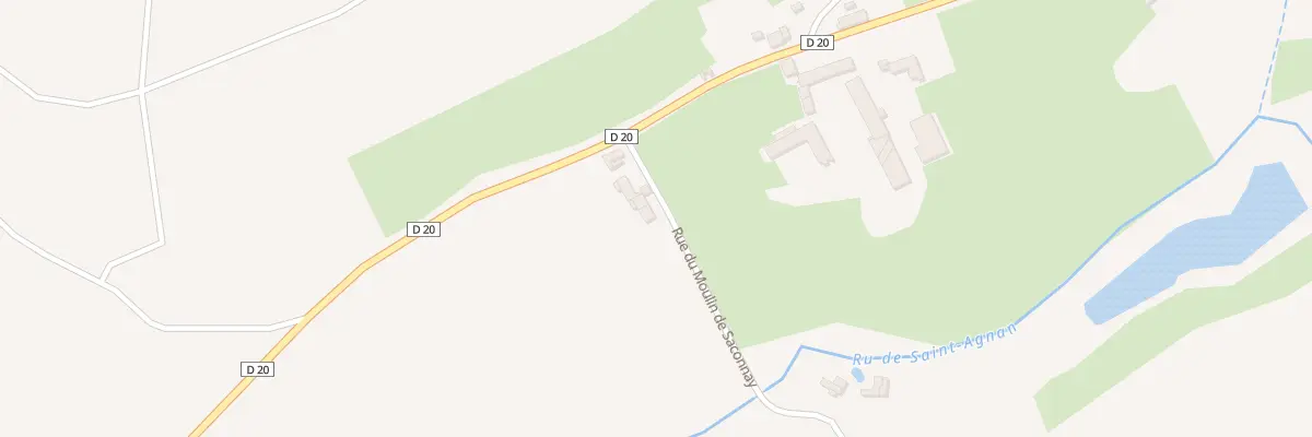 Plan du 5 Rue du Moulin de Saconnay à Vallées en Champagne