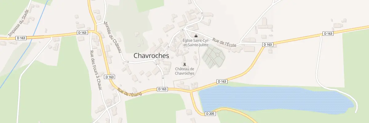 Plan du 10 Pl de l’Eglise à Chavroches